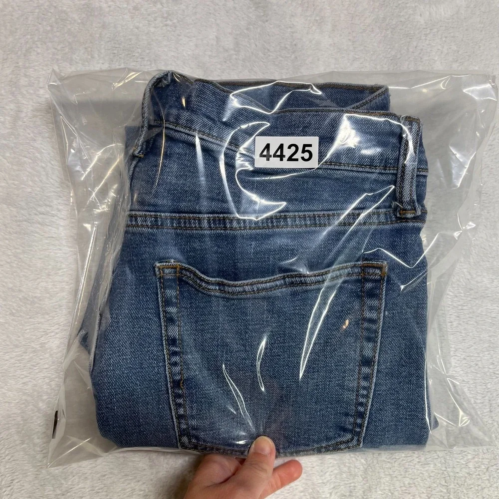Gap Slim Taper Jeans Men's Blue Denim Mid Rise Pockets Classic Zip Fly - 29X28.5